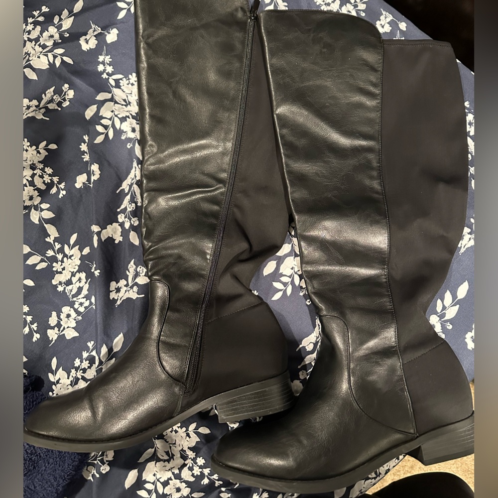 Torrid tall extra wide calf boots in a size 12